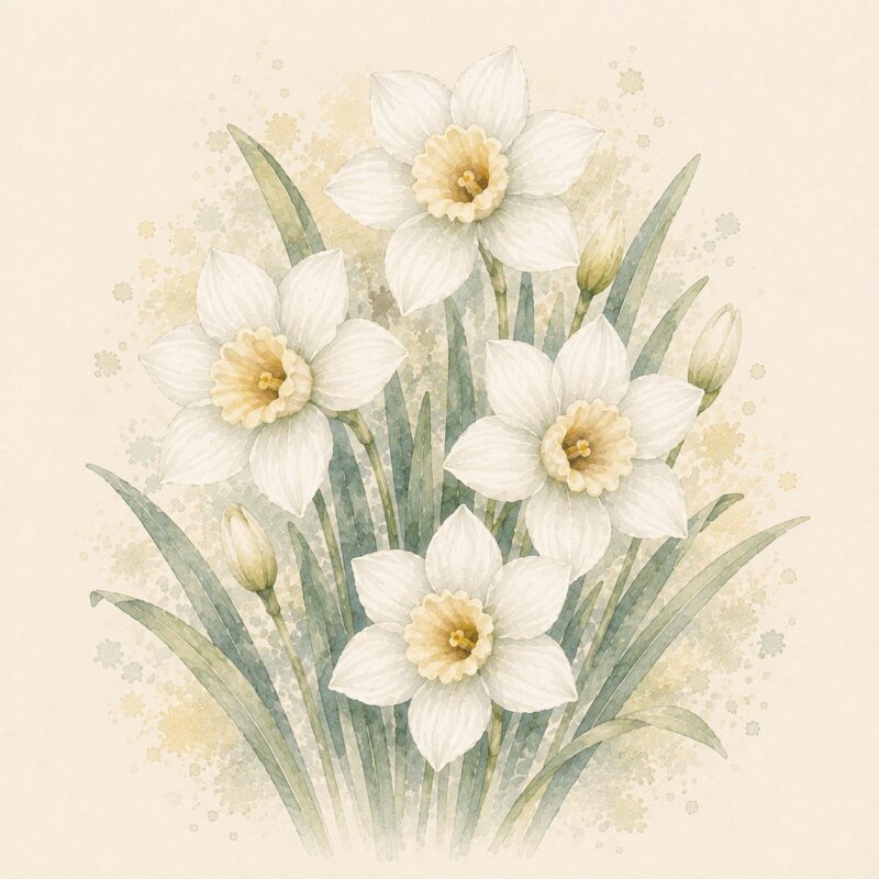 Нарцисс, <em>Narcissus poeticus</em> — изображение 2