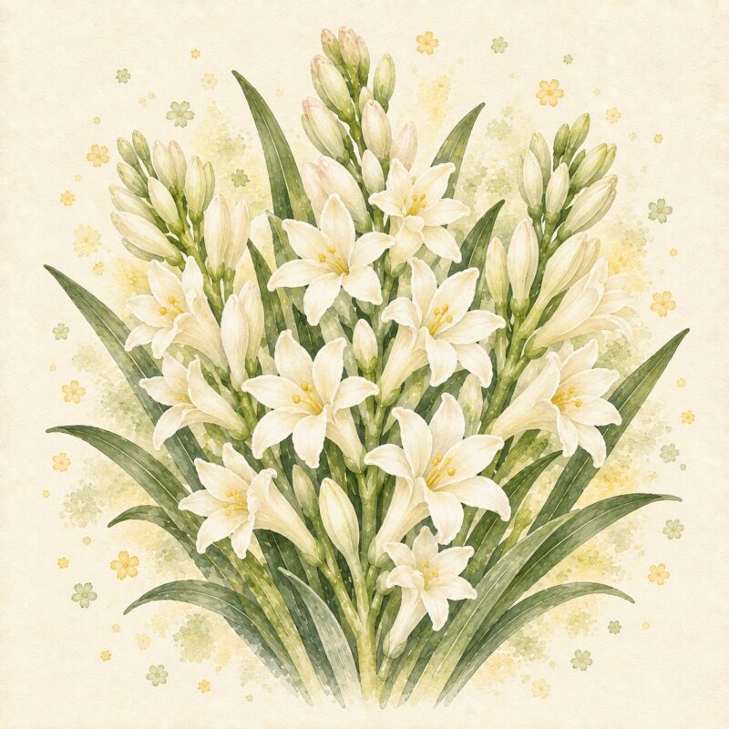 Тубероза, <em>Polianthes tuberosa</em> — изображение 2